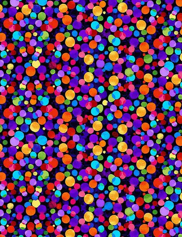 Floating Rainbow Dots