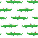 White Mini Alligator by Michael Miller-2