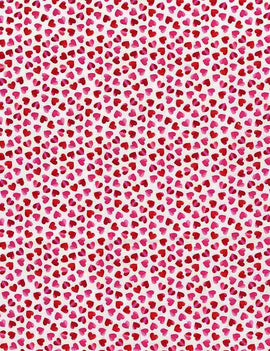 Ombre Rainbow Hearts Pink – GAIL-C8496-PINK. Sold in 1/2 yard increments.