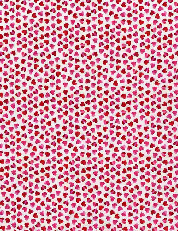 Ombre Rainbow Hearts Pink – GAIL-C8496-PINK. Sold in 1/2 yard increments.