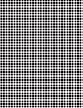 Black and White Gingham C7345
