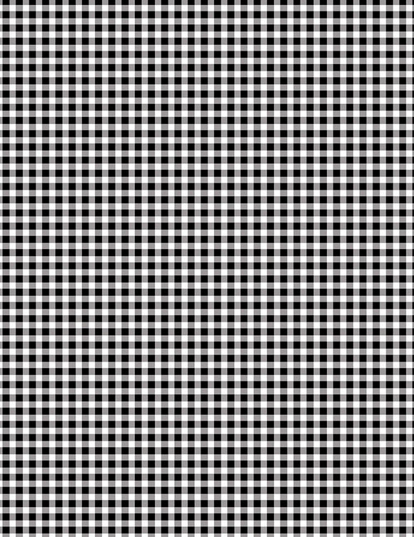 Black and White Gingham C7345