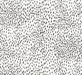 Hello Lucky Spots - White  Fabric - StoryQuilts.com