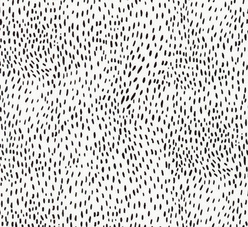 Hello Lucky Spots - White  Fabric - StoryQuilts.com