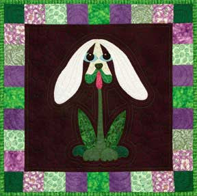 Snowdrop Pup  Pattern - StoryQuilts.com