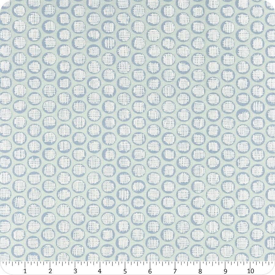 Winter Shimmer Sky - Dots  Fabric - StoryQuilts.com